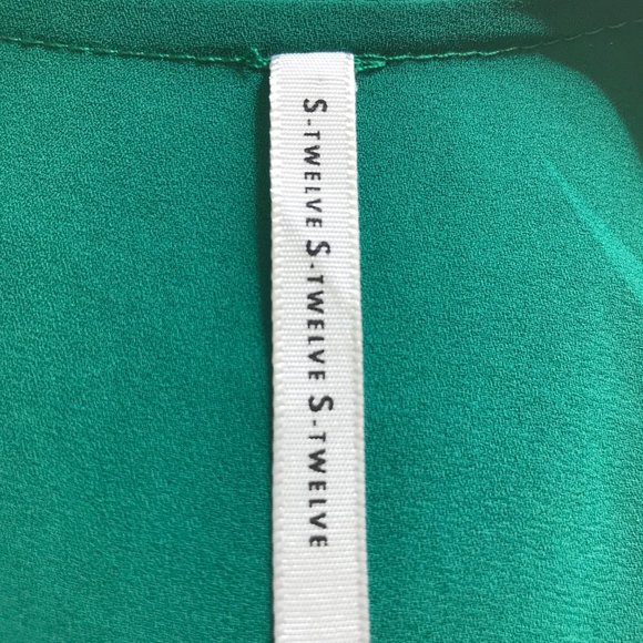 S Twelve Women's Emerald Green V Neck Maxi Dress S - Picture 2 of 8